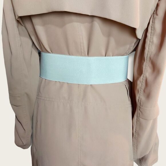 🌼4/$30 Express Grey/Stone Stretch Waist Belt - Picture 4 of 7